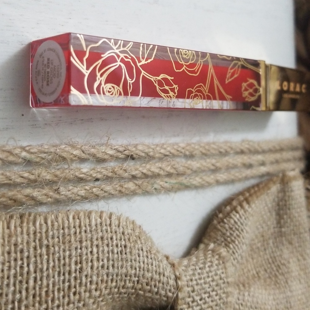 🧚‍♀️RED ROSE Lorac DISCONTINUED Beauty & the Beast RARE LipGloss NWOBox